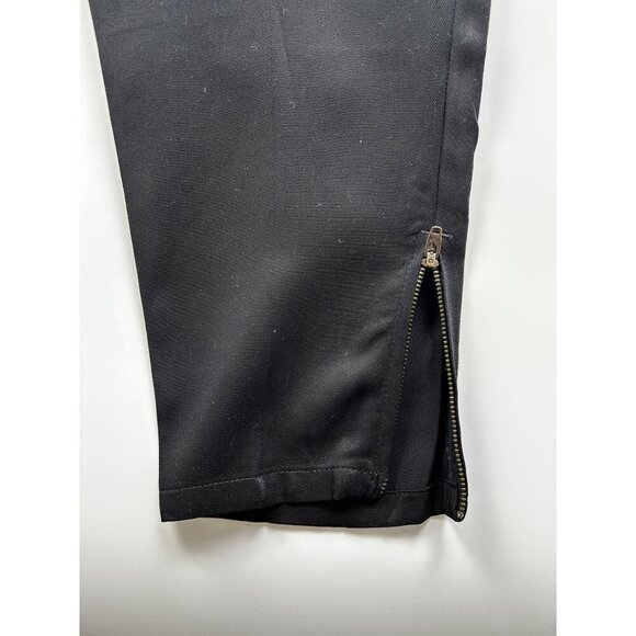 Ann Taylor LOFT Marisa Black Slim Pants w/Zipper Ankles Size 8 | Work Trousers - Picture 7 of 8